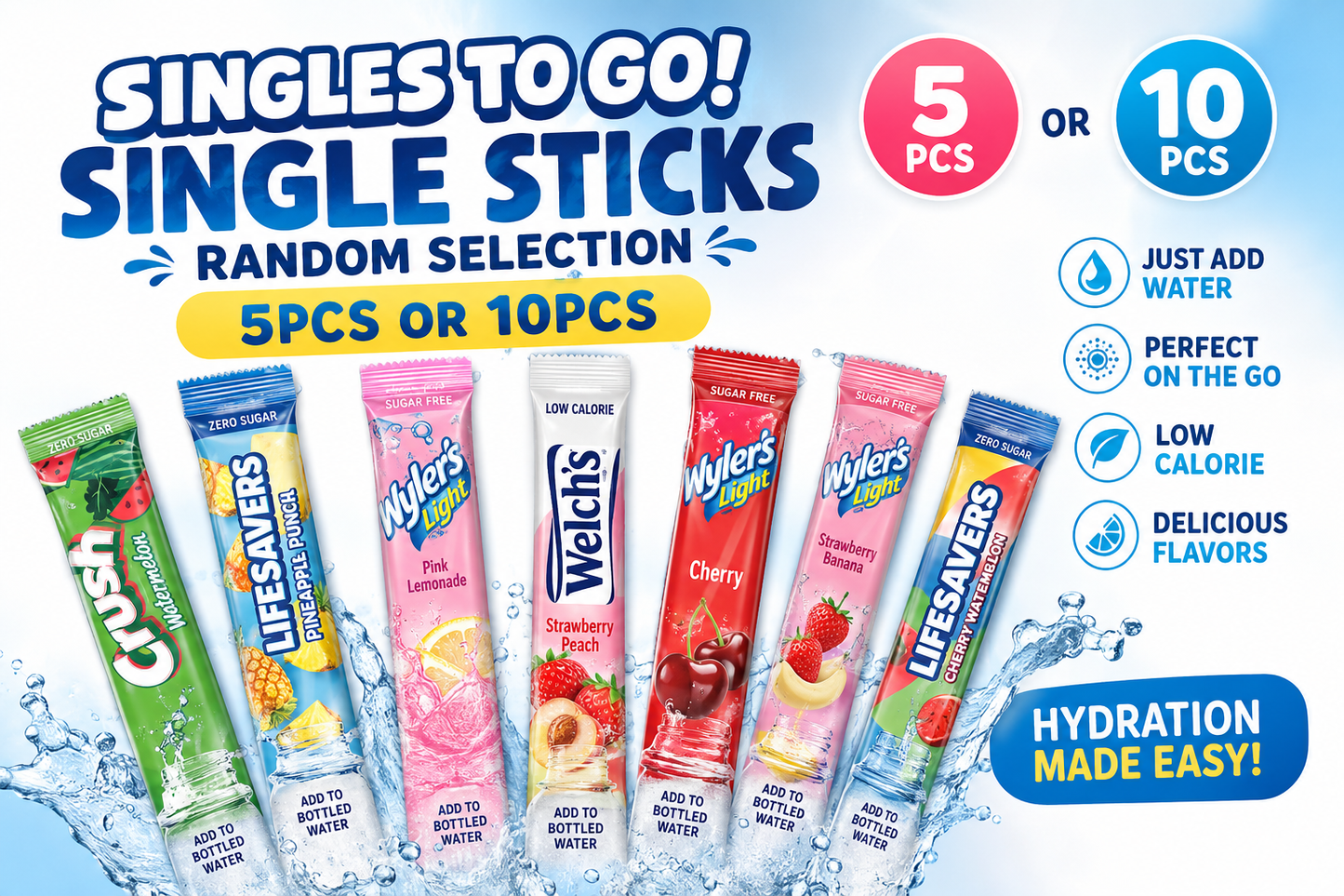 Singles To Go Water Enhancer